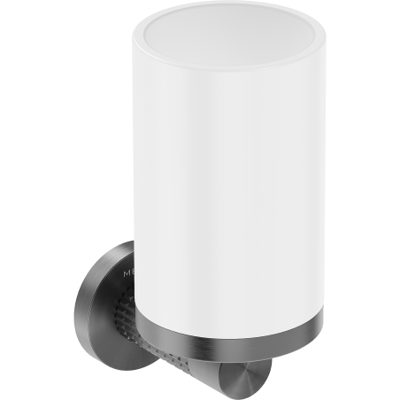 Mexen Triv krūzīte zobu birstēm, balta/matēta pelēka - 70A33051-66W