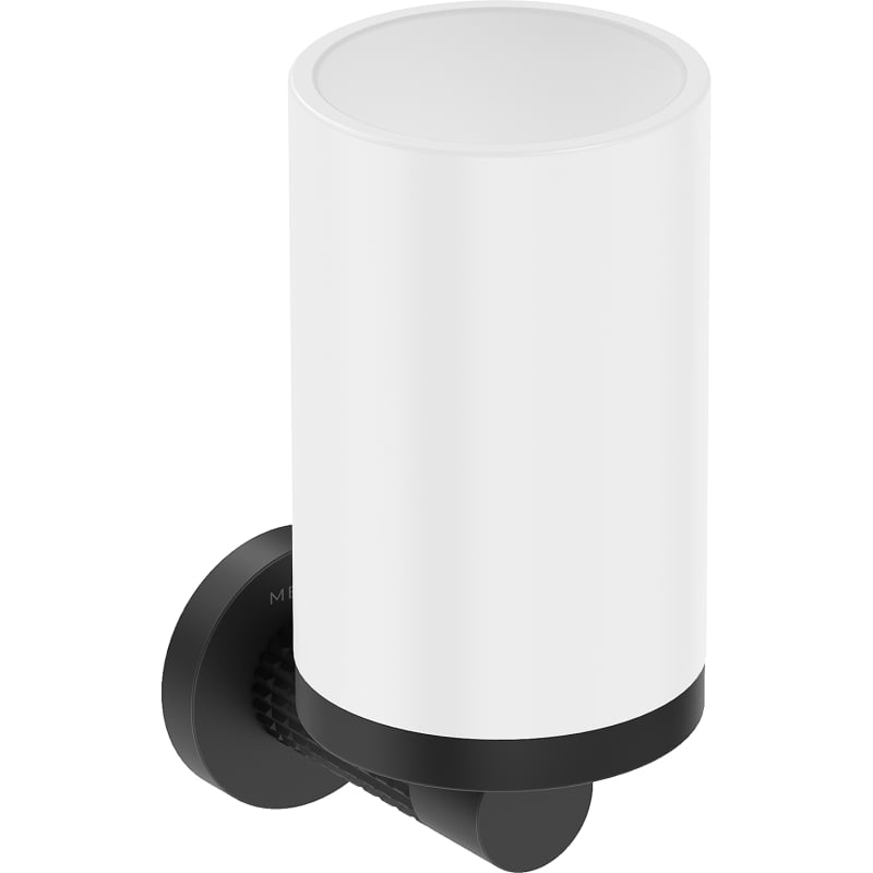 Mexen Triv bicchiere per spazzolini, bianco/nero - 70A33051-70W