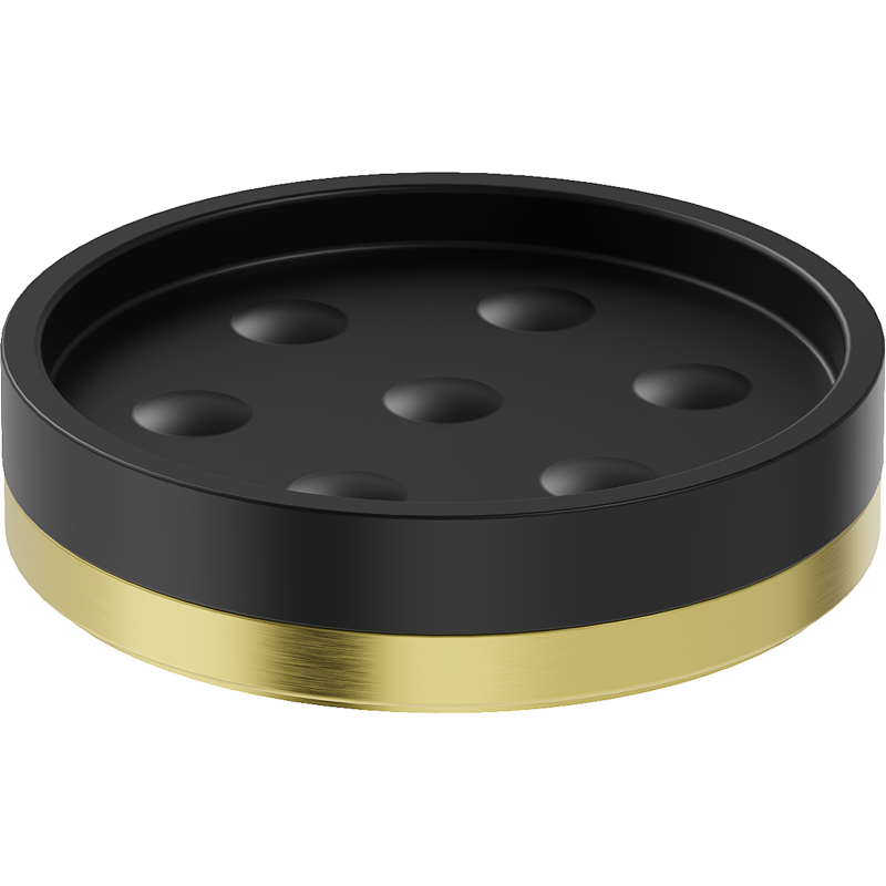 Mexen Triv stāvdaļas turētājs, melns/zeltains matēts - 70A33057-55B