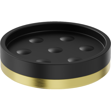 Mexen Triv stāvdaļas turētājs, melns/zeltains matēts - 70A33057-55B