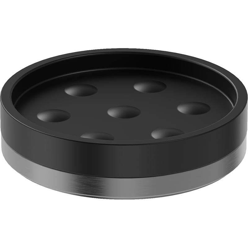 Mexen Triv sabão de pé, preto/cinza arma escovado - 70A33057-66B