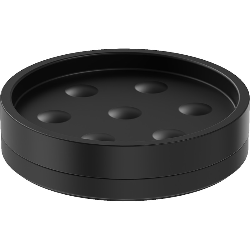 Mexen Triv portasapone da appoggio, nero - 70A33057-70B