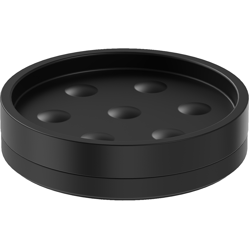 Mexen Triv stāvkrājums ziepju trauks, melns - 70A33057-70B