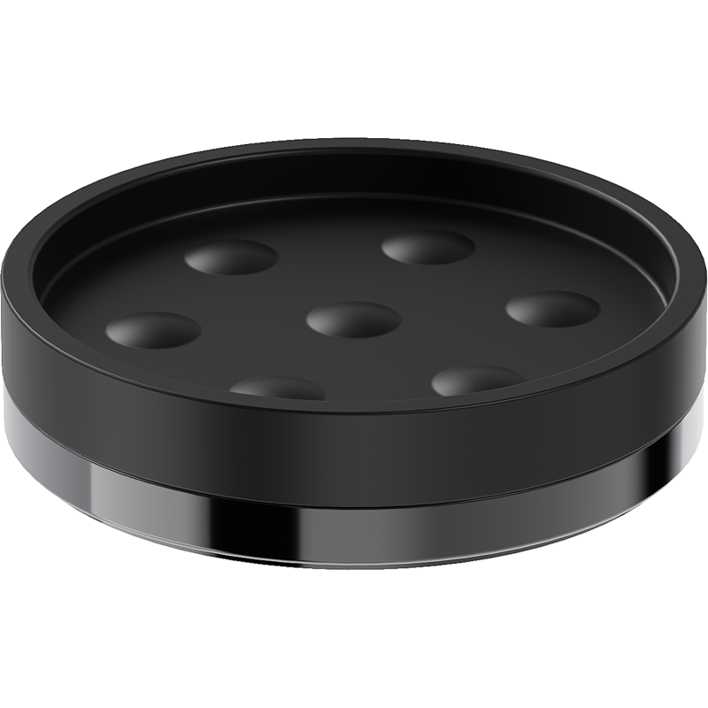 Mexen Triv ziepju trauks, melns/melns hroms - 70A33057-73B