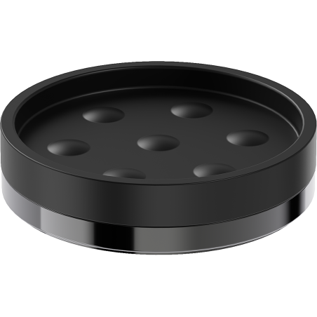 Mexen Triv mydelniczka stojąca, czarna/black chrome - 70A33057-73B