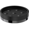 Mexen Triv standing soap dish, black/black chrome - 70A33057-73B