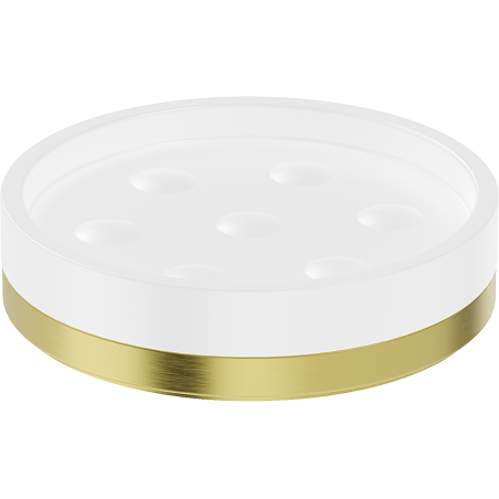 Mexen Triv stāv mydelniczka, balta/zeltīta suka - 70A33057-55W