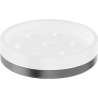 Mexen Triv staande zeepbakje, wit/gun gray geborsteld - 70A33057-66W