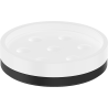 Mexen Triv portasapone da appoggio, bianco/nero - 70A33057-70W