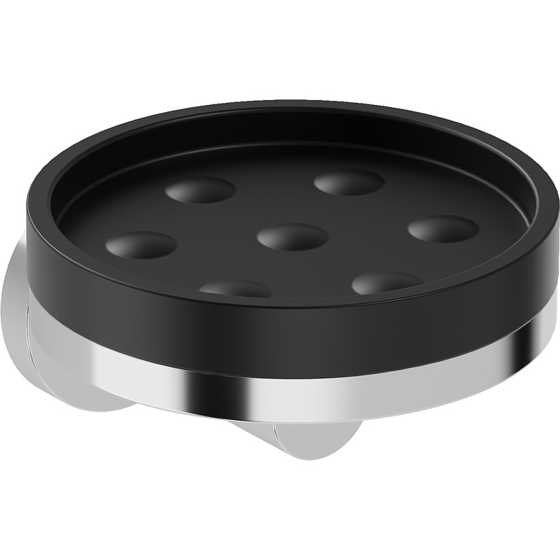 Mexen Triv jabonera, negro/cromo - 70A33055-00B