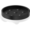 Mexen Triv prateleira de sabão, preto/branco - 70A33055-20B