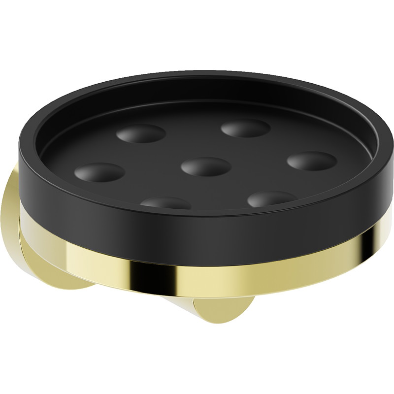 Mexen Triv portasapone, nero/oro - 70A33055-50B