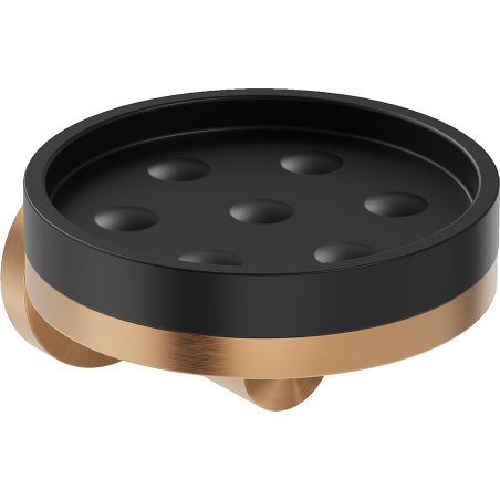 Mexen Triv ziepju trauks, melns/vara birstēta - 70A33055-65B