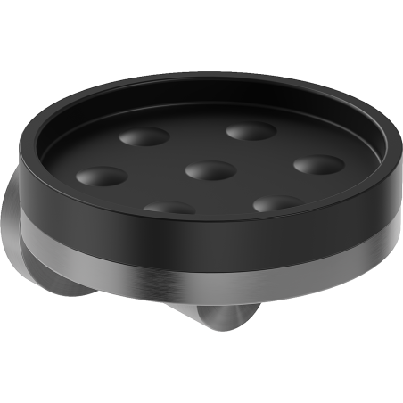 Mexen Triv ziepju trauks, melns/gun metal pelēks ar tīrītu apdari - 70A33055-66B