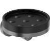 Mexen Triv porta-sabonete, preto/gun gray escovado - 70A33055-66B