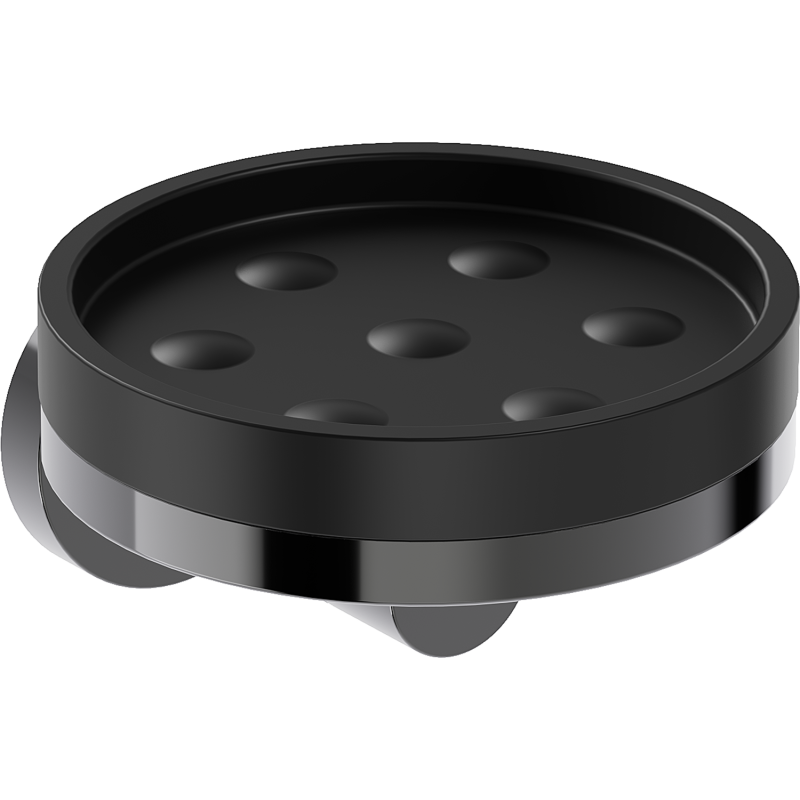 Mexen Triv mydelniczka, czarna/black chrome - 70A33055-73B