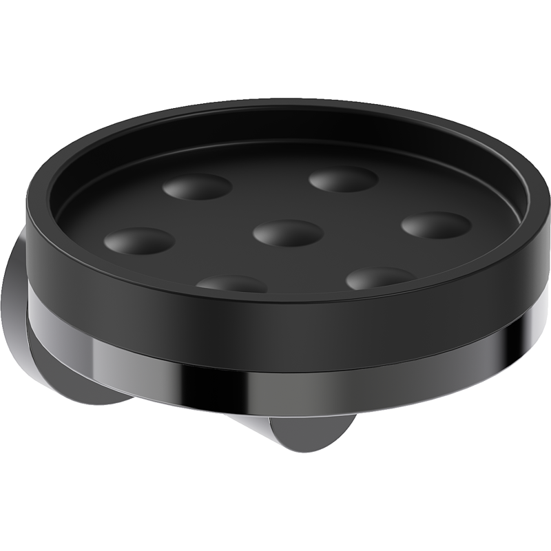 Mexen Triv ziepju trauks, melns/melns hroms - 70A33055-73B