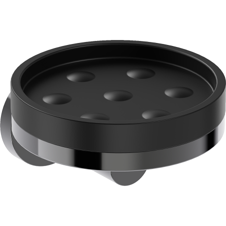 Mexen Triv mydelniczka, czarna/black chrome - 70A33055-73B