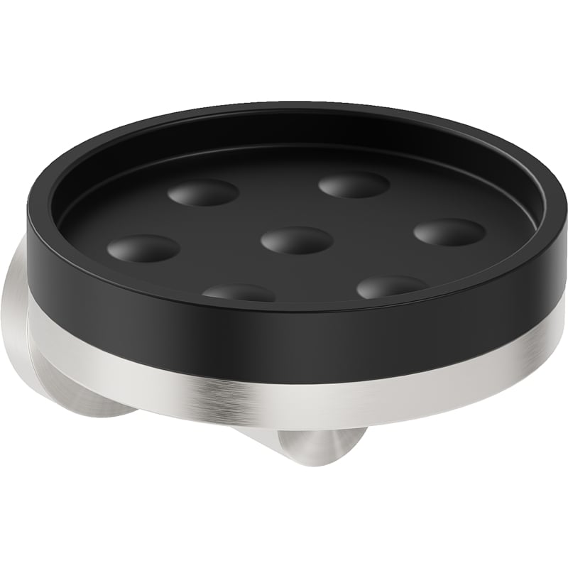 Mexen Triv porte-savon, noir/nickel brossé - 70A33055-97B