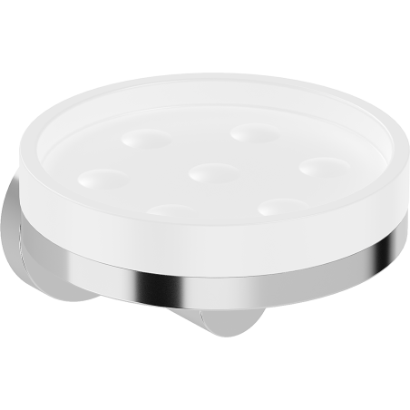 Mexen Triv portasapone, bianco/cromo - 70A33055-00W