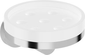 Mexen Triv posudica za sapun, bijela/krom - 70A33055-00W