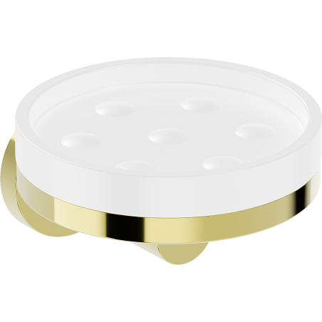 Mexen Triv ziepju ēdne, balta/zeltīta - 70A33055-50W