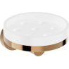 Mexen Triv soap dish, white/pink gold - 70A33055-60W