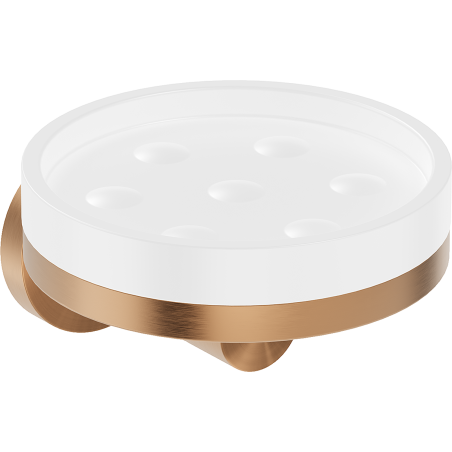 Mexen Triv suporte de sabonete, branco/cobre escovado - 70A33055-65W