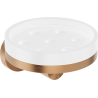 Mexen Triv porte-savon, blanc/cuivre brossé - 70A33055-65W