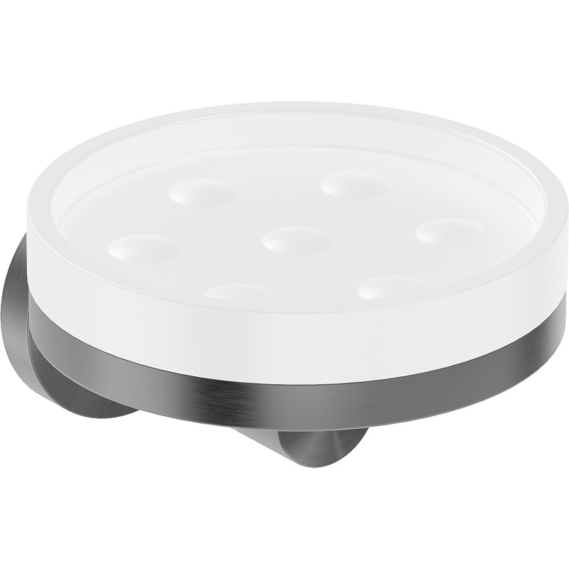 Mexen Triv saippua-astia, valkoinen/harjattu aseharmaa - 70A33055-66W