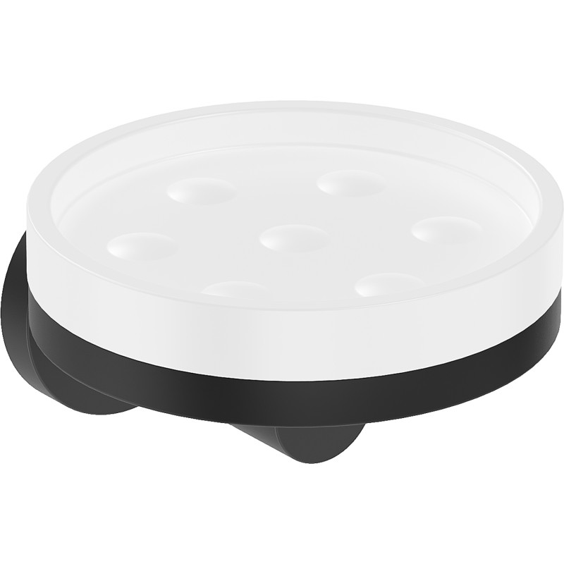 Mexen Triv portasapone, bianco/nero - 70A33055-70W
