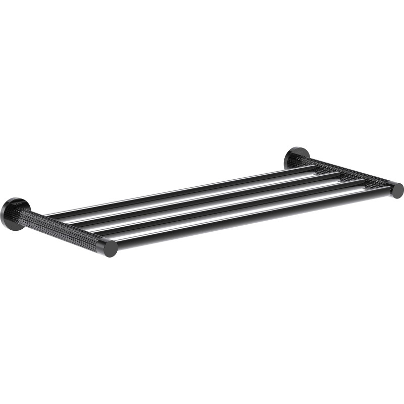 Mexen Triv handdoekrek, zwart chroom - 70A33082-73