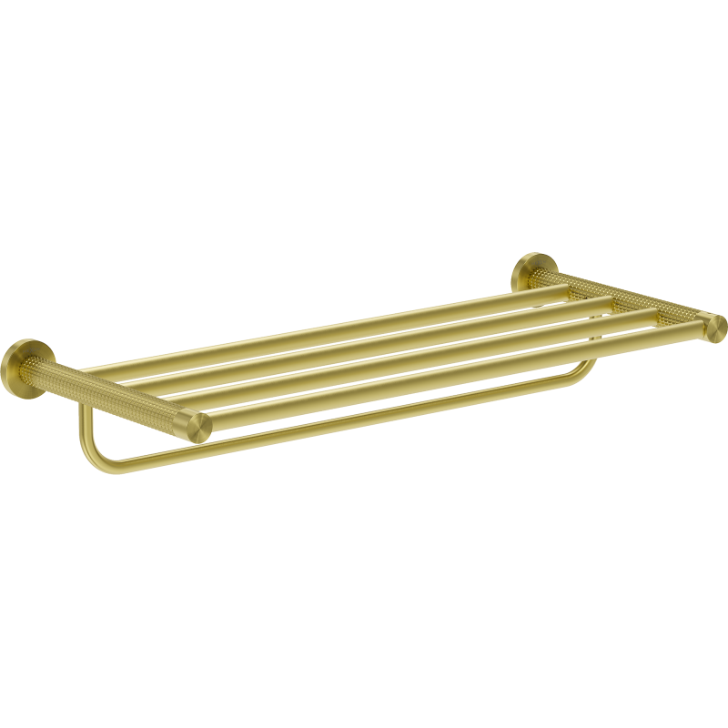 Mexen Triv półka na ręcznik, złota szczotkowana - 70A33081-55