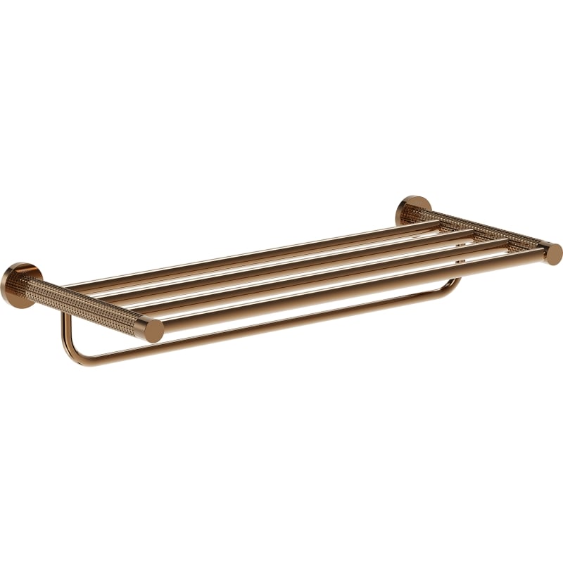 Mexen Triv mensola per asciugamani, oro rosa - 70A33081-60