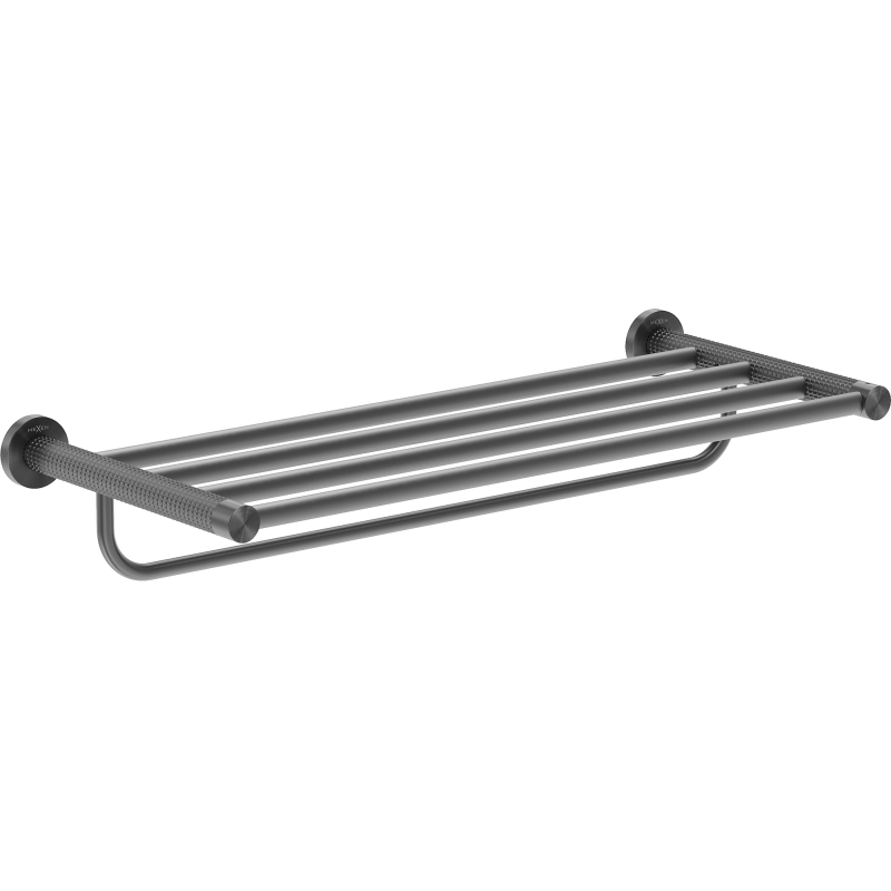 Mexen Triv półka na ręcznik, gun gray szczotkowany - 70A33081-66