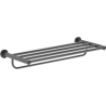 Mexen Triv towel shelf, brushed gun gray - 70A33081-66