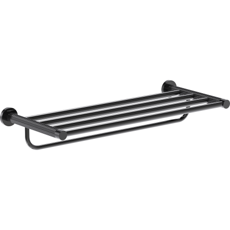 Mexen Triv étagère à serviette, chrome noir - 70A33081-73
