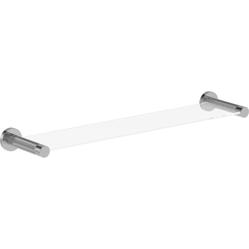 Mexen Triv hangende glazen plank, chroom - 70A33061-00