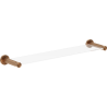 Mexen Triv prateleira de vidro suspensa, cobre escovado - 70A33061-65