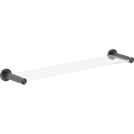 Mexen Triv wisząca półka szklana, gun gray szczotkowany - 70A33061-66
