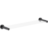 Mexen Triv estante colgante de vidrio, cromo negro - 70A33061-73
