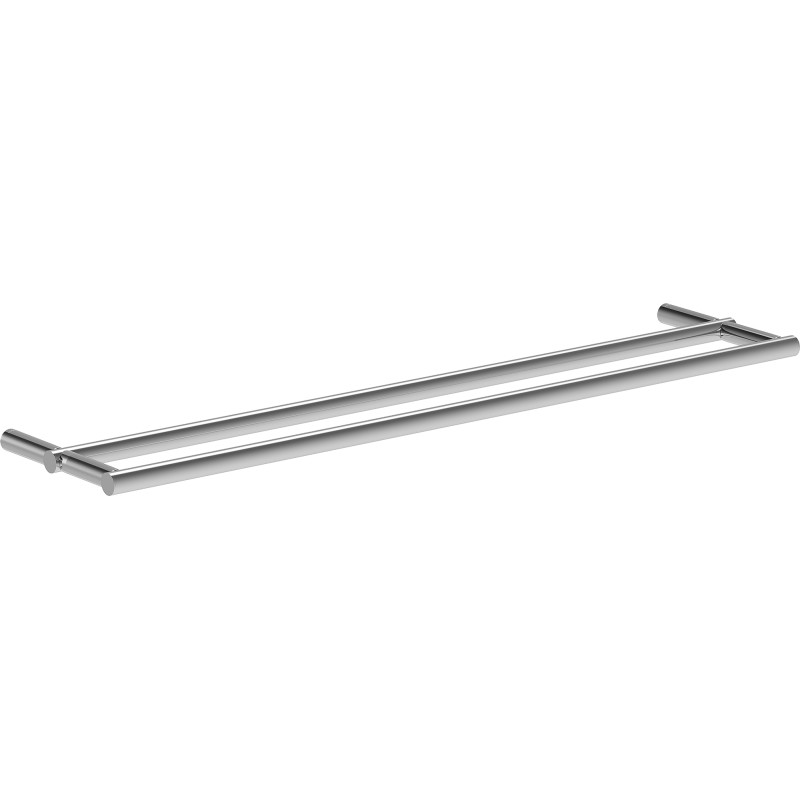 Mexen Loop dubbele handdoekhouder, chroom - 70A71047-00