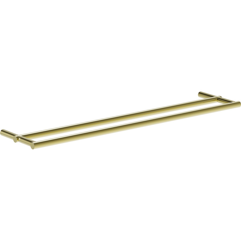 Mexen Loop colgador de toallas doble, dorado - 70A71047-50
