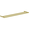 Mexen Loop dubbele handdoekhouder, geborsteld goud - 70A71047-55