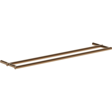 Mexen Loop doble toallero, oro rosa - 70A71047-60