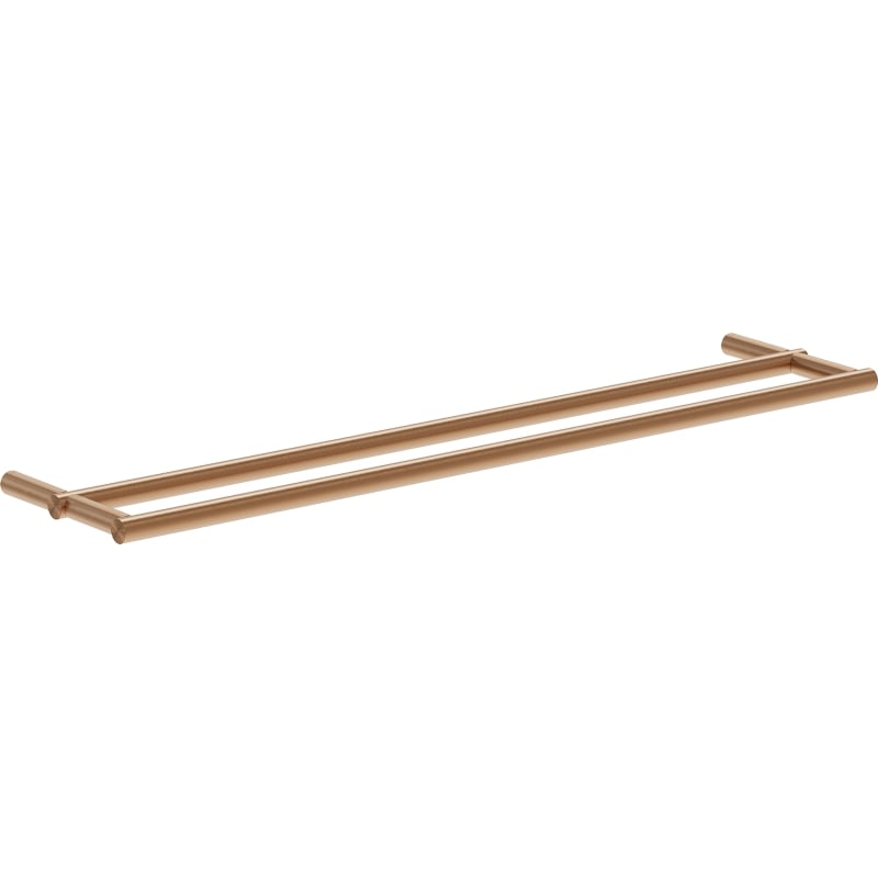 Mexen Loop suporte duplo para toalhas, cobre escovado - 70A71047-65