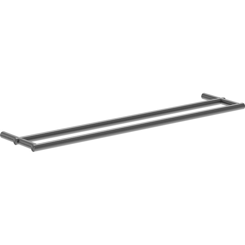 Mexen Loop dubultais dvieļu turētājs, birstīts gun gray - 70A71047-66
