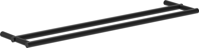 Mexen Loop dubultais dvieļu turētājs, melns - 70A71047-70