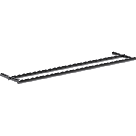 Mexen Loop podwójny wieszak na ręcznik, black chrome - 70A71047-73