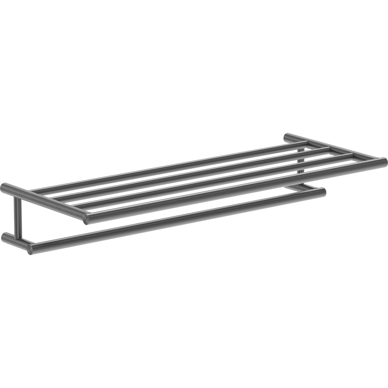 Mexen Loop półka na ręcznik, gun gray szczotkowany - 70A71081-66